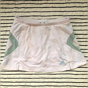 White Adidas tennis skirt